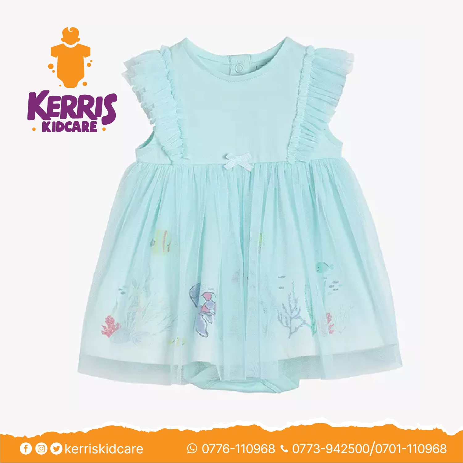 Mini Cuddles Baby Under The Sea Dress